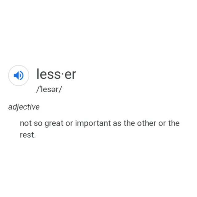 Lesser