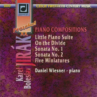 Jirák: Piano Works by Daniel Wiesner