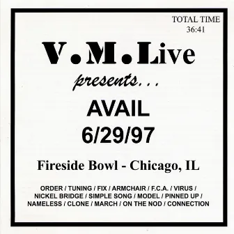 V.M.Live Presents Avail 6/29/97 by Avail