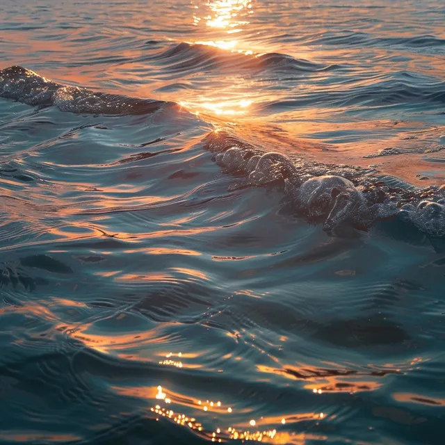 Olas Del Océano Para La Meditación Zen