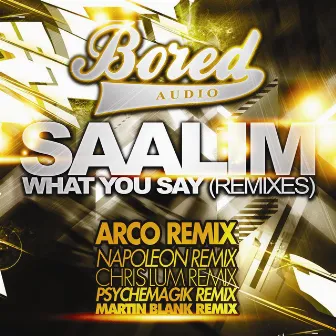 What You Say Remixes by Saalim