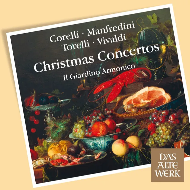 Manfredini : Concerto grosso in C major Op.3 No.12, 'con una Pastorale per il Santissimo Natale' : II Largo