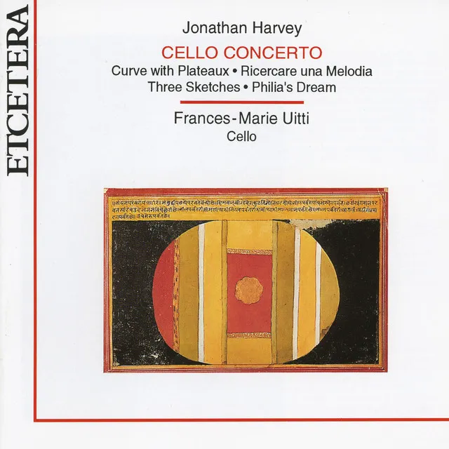 Jonathan Harvey, Cello Concerto, Curve with plateaux, Sketches and Philia's dream