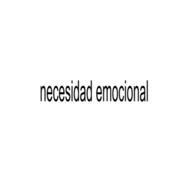 Necesidad Emocional