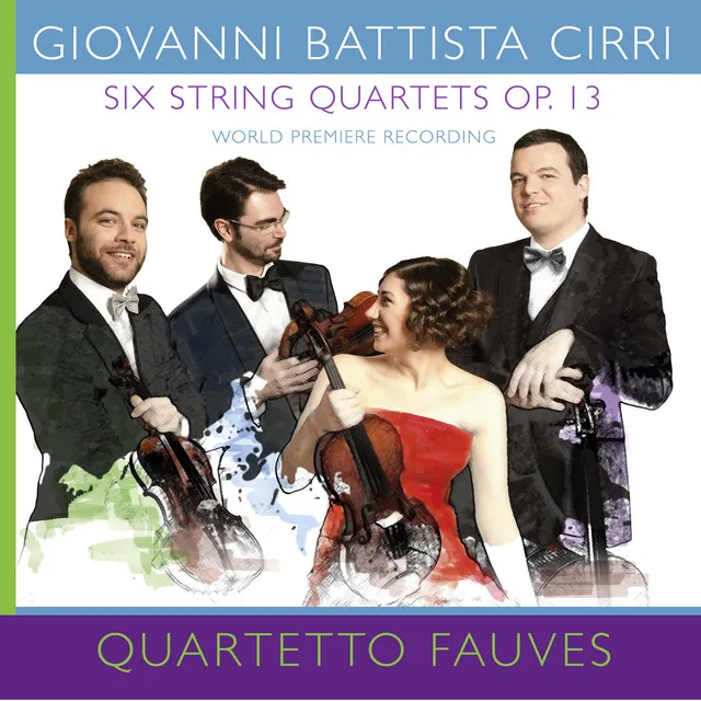 Giovanni Battista Cirri Six String Quartets op. 13