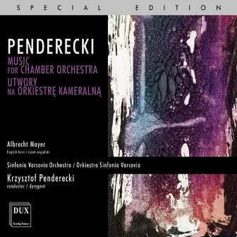 Penderecki: Music for Chamber Orchestra by Krzysztof Penderecki